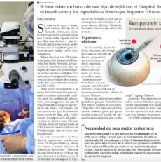 La falta de donantes frena el éxito del transplante de córnea en Chile